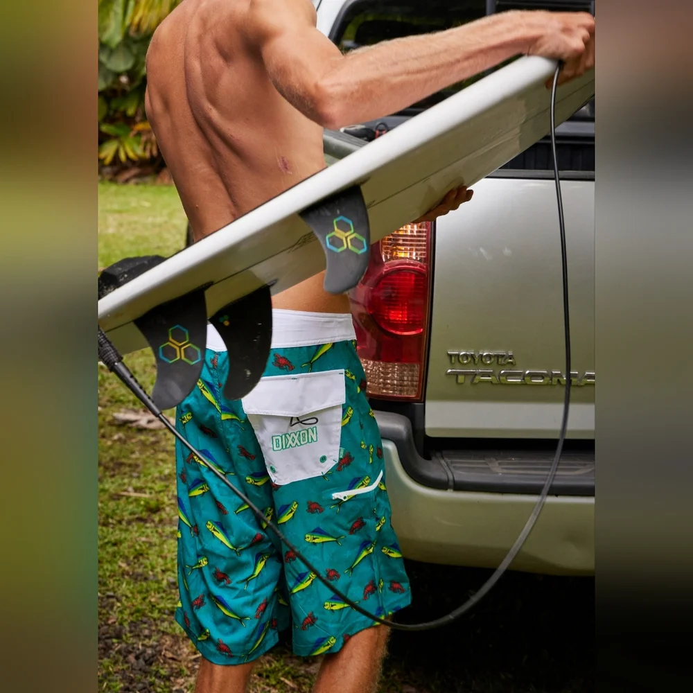 Dixxon Mahi Mahi Boardshorts Unlined Size 44